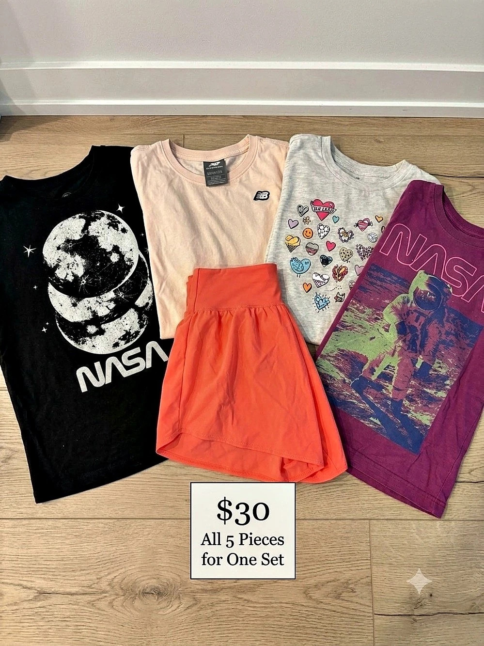 5-Piece Graphic Clothing Set